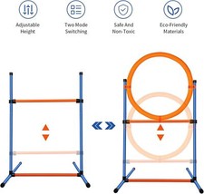 Dog Agility Training Equipment, 60 Piece Dog Obstacle Course Starter Kit
