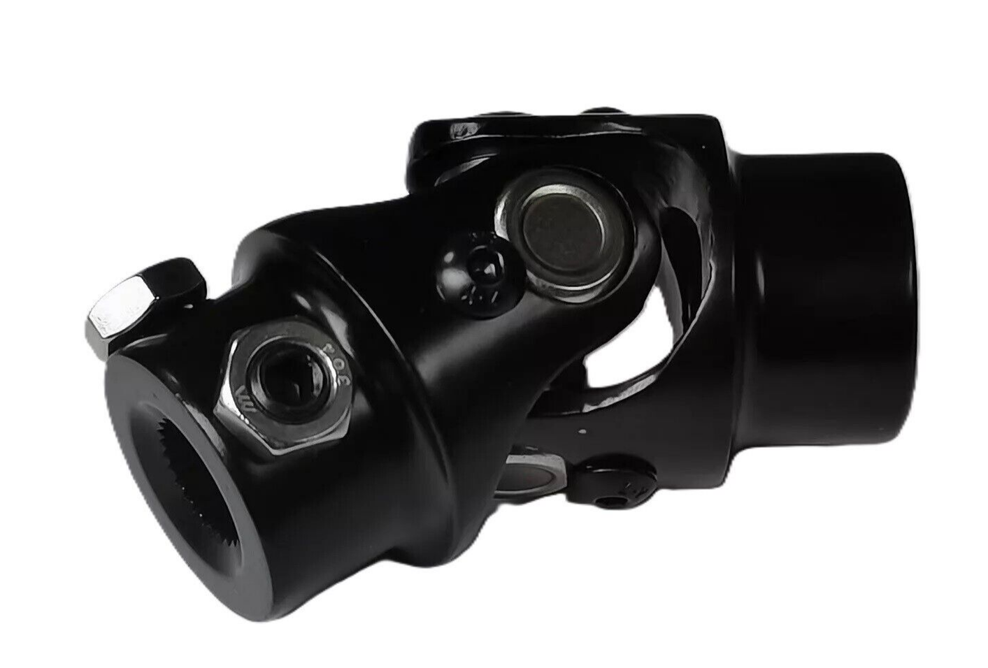 9/16-26 Spline Manual X 3/4 Round Black Powder Coated Steering Shaft – Gearhead Enterprises (Returned Item) - View #2