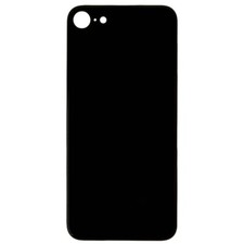 Back Glass Big Hole for Apple iPhone 8 SE Black Replacement Repair Part Phone