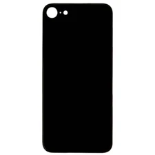 Back Glass Big Hole for Apple iPhone 8 & SE Black Replacement Repair Part Phone