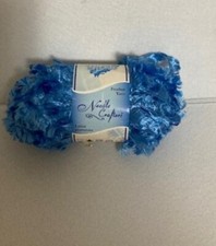 Needle Crafters - Feather Yarn - Medium Blue - NC510M - 1 .7 Ounces New Skein