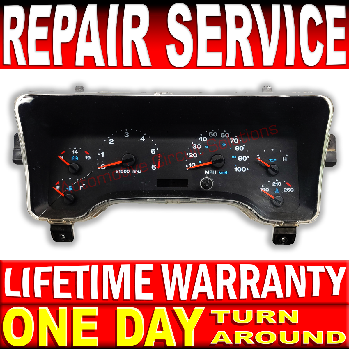 2003-2006 JEEP WRANGLER TJ Speedometer Instrument Gauge Cluster 