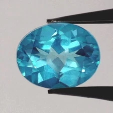 PARAIBA BLUE MYSTIC TOPAZ 8 x 6 MM OVAL CUT  GEMSTONE F-988 TREATED