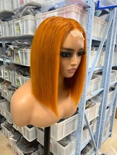 Sunature Human Hair Wigs 2X6 Lace Girls Women Flaming Ginger 350 Wigs 6 Options