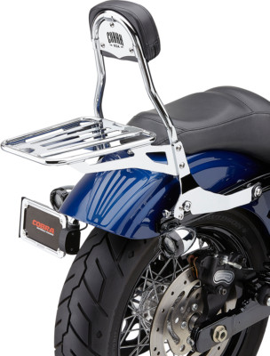 Cobra Detachable Sissy Bar Kits Chrome 602-2004