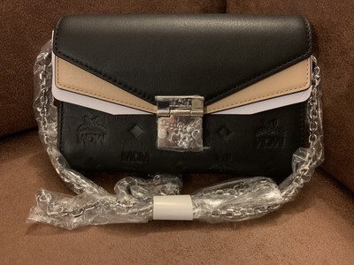 mcm silver crossbody
