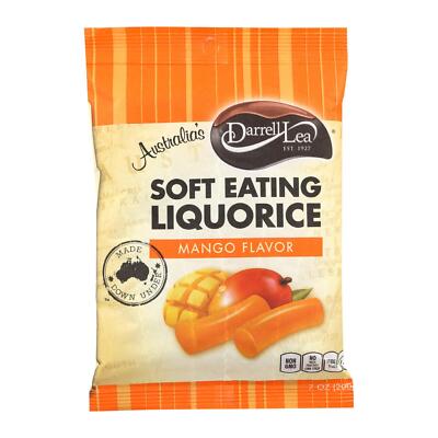 Darrell Lea - Soft Eating Liquorice - Mango - Case Of 8 - 7 Oz.