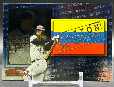 2002 Donruss Super Estrellas Richard Hidalgo Houston Astros Nacion De Origen