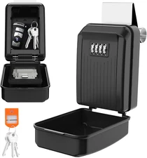 Car Window Lock Box for Turo, Car Key Lock Box with Key Labeling Tag, Car Lock B