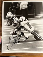 8x10 Autographed Photo New York Jets - Wayne Chrebet