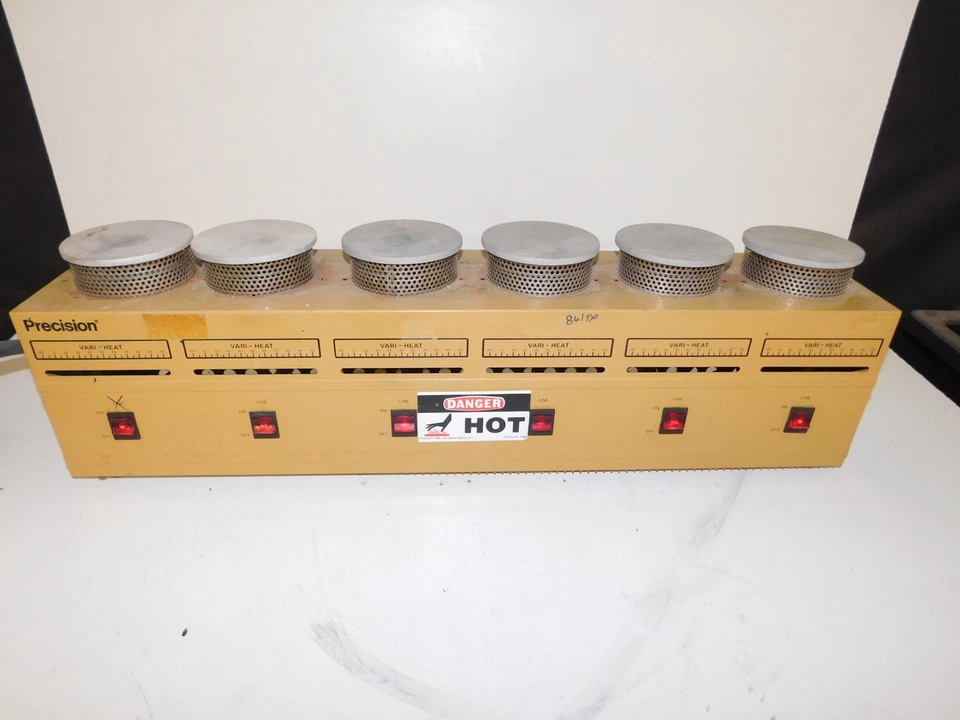 PRECISIÓN VARI-CALOR 6-PLACA CALIENTE QUEMADOR ESTACIÓN- modelo 65500 (LXJ25) Foto 2 de 4