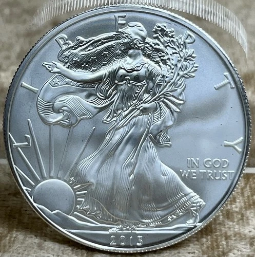 2013 American Silver Eagle $1 The Fabulous 15 1.0 Oz. Sliver