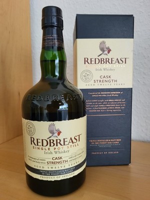 REDBREAST Cask Strength Single Pot Still Whiskey, 12 Jahre [56,3%] ungeöffnet!