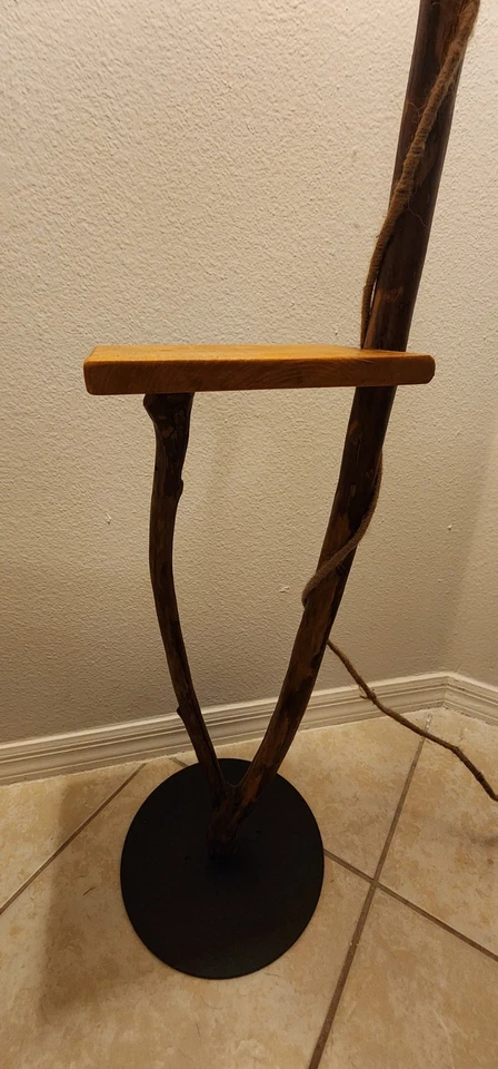 Handmade Custom driftwood Floor Lamp  - Image 3 of 4