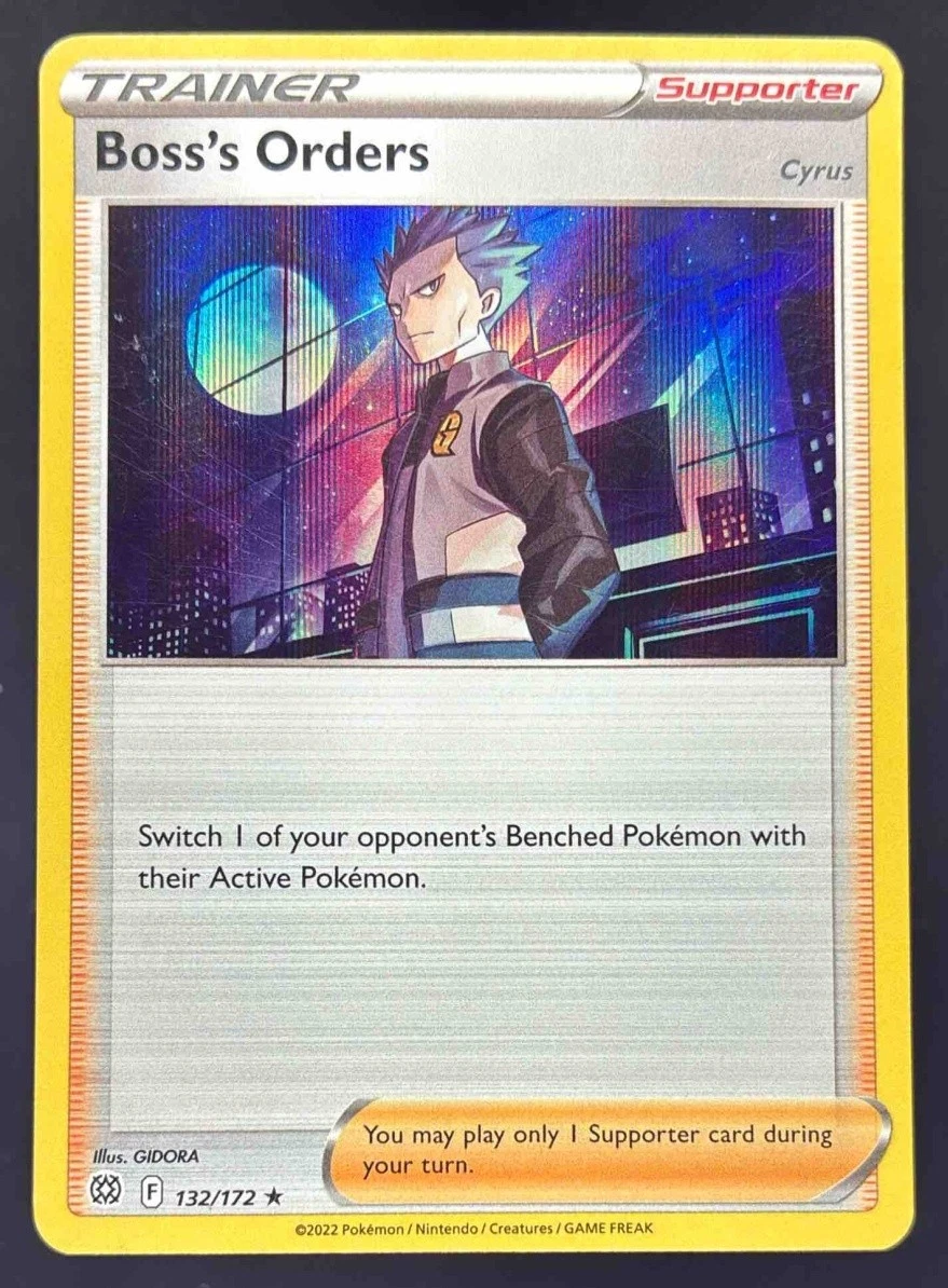Pokemon TCG Pocket Cyrus Full Art Trainer Card - Fast Shipping Any Language