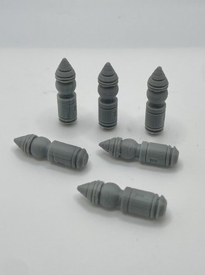 Star Wars Imperial Tie Fighter Bomber Bomb Missile Set 6x REPRO Parts 2002 2010