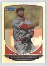 2013 Bowman Draft Draft Picks Chrome Refractor Trey Williams #BDPP63 n1u