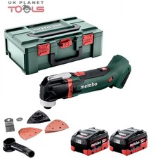 Metabo MT 18 LTX 18v Cordless Compact Multi-Tool With 2 x 5.5Ah Batteries & Case