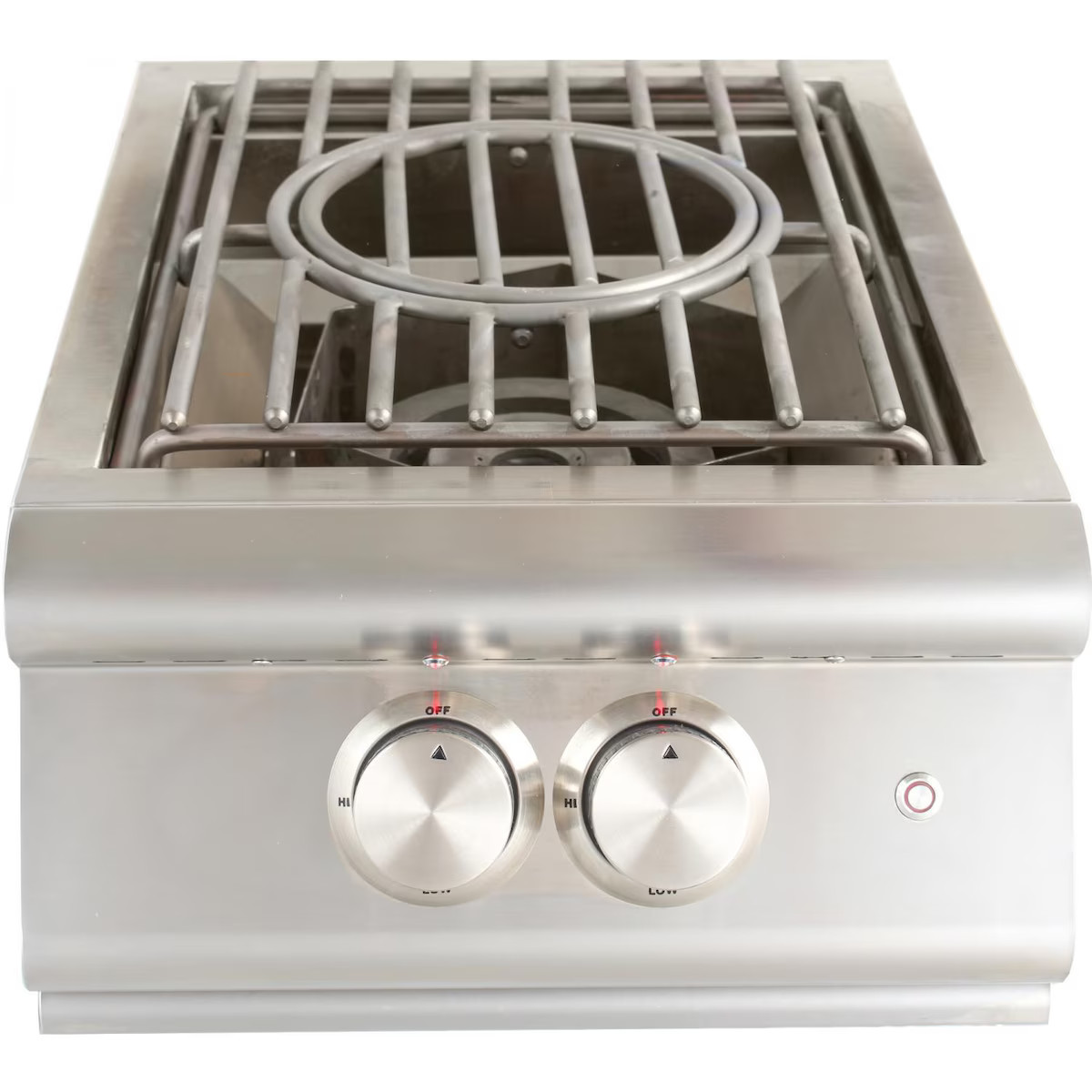 Blaze Lte Built-in Natural Gas High Performance Power BurnerWok Ring & SS Lid
