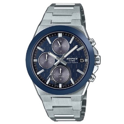 CASIO Edifice EFS-S650D-2AEF Chronograph Edelstahl/Saphirglas - SOLARUHR NEU!!!