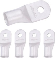 5pcs 4/0 AWG 5/16 Stud Tinned Copper Wire Lugs, Battery Lugs