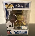 Funko Pop! Vinyl Disney Mickey Mouse #01 Diamond Collection Gold B&N Exclusive