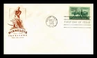 DR JIM STAMPS US COVER MINNESOTA TERRITORY CENTENNIAL FDC SCOTT 981 HF CACHET