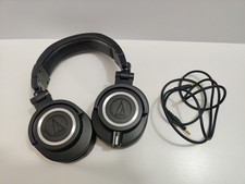 Audio-Technica ATH-M50x Black Headphones Wired PRE-OWNED