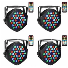 Stage Lighting, 36x1W LED Par Light RGB 7 Channel with Remote for DJ KTV Disc...