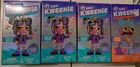 XOX Kweenie fearless Quirky Kweens Mystery Figurine W/ Display Case - Lot Of 4