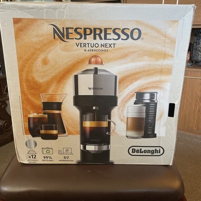 Nespresso Vertuo Next Coffee and Espresso Machine - Chrome - Open Box