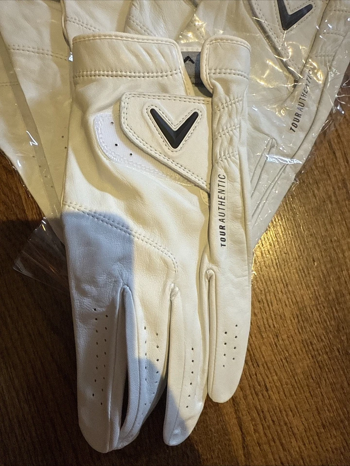 6x Tour Issue Callaway XL Men’s Gloves Tour Authentic White - Image 2 of 3