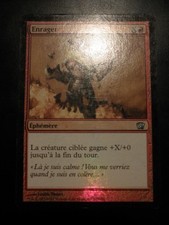mtg magic 8th edition Enrage FOIL FRENCH vf fr Enrager