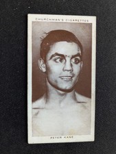 1938 Churchman Boxing Personalities Card # 21 Peter Kane (VG/EX)