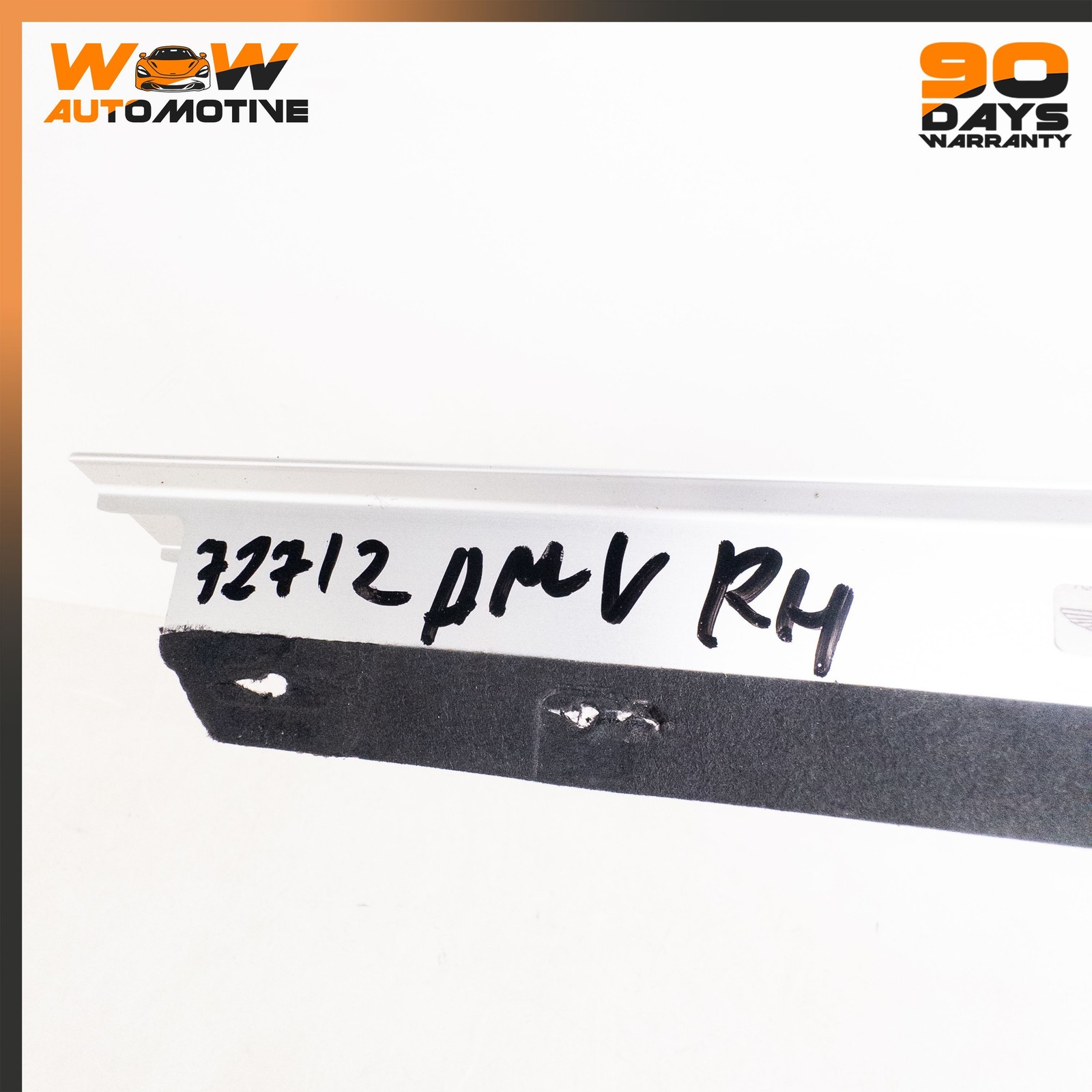 06-16 ASTON MARTIN V8 S VANTAGE RIGHT CABIN FINISHER SILVER TRIM PANEL OEM