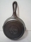 Vintage Lodge 3SK Cast Iron Skillet 6 1/2" Frying Pan Skillet Double Spout USA