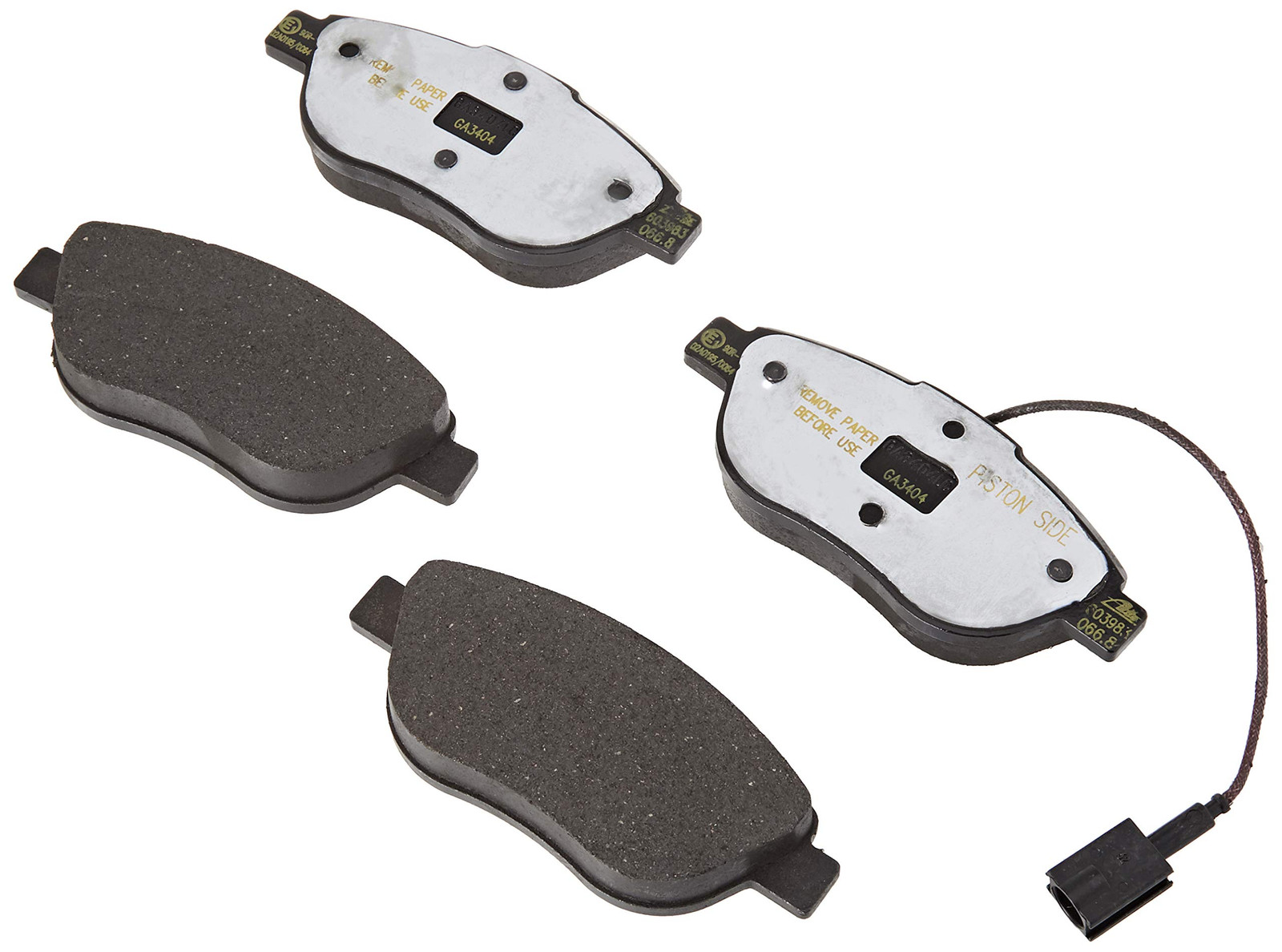 ATE 13.0460-3983.2 - Front Axle - Disc Brake Pad Set, 1 unit - 1 Set of 4 Pads
