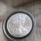 U.S. Mint American Silver Eagle 2015 1 oz .999 Silver Coin in Capsule
