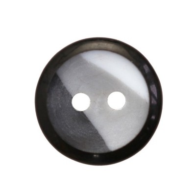 12 edle Knöpfe aus Kunststoff,  12 mm, 3-farbig (0,13 /1Stk)
