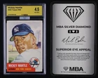 1953 Topps: # 82 Mickey Mantle MBA 4.5 VG-EX+, Silver - Superior Eye Appeal