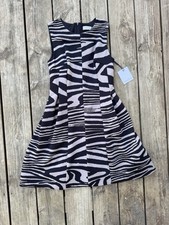 NWT Calvin Klein Zebra Dress - Size 6