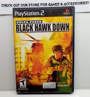 #ad Delta Force: Black Hawk Down PlayStation 2 2005 Complete Tested Working $16.99