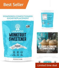 Powdered Monk Fruit Sweetener with Erythritol - 28.22 oz Keto-Friendly Sugar ...