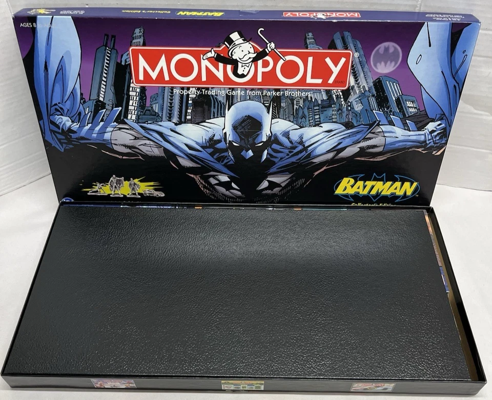 Parker Brothers Monopoly BATMAN Edición Coleccionista Juego de Mesa NUEVO CONTENIDO PRECINTADO Foto 2 de 3
