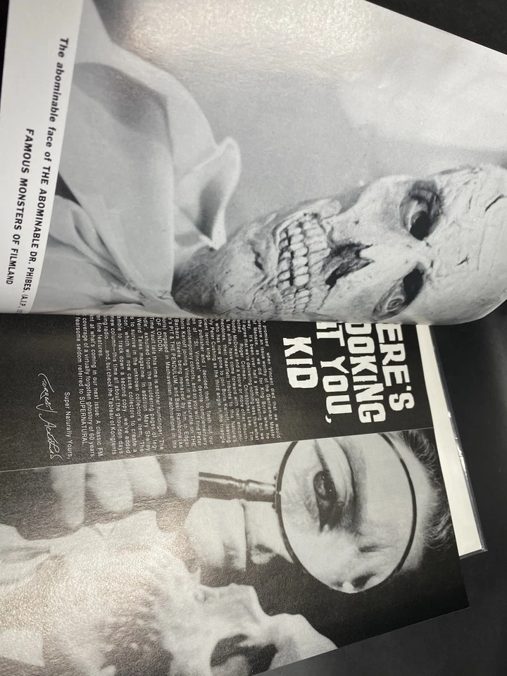 1994 FAMOUS MONSTERS 203 | VINCENT PRICE TRIBUTE ISSUE | FREE SHIPPING — 第 3/4 张图片