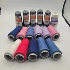 Lot Of 16 Toldi-Lock Gütermann Overlock Thread (5 New / 11 Opened / 1 SureLock)