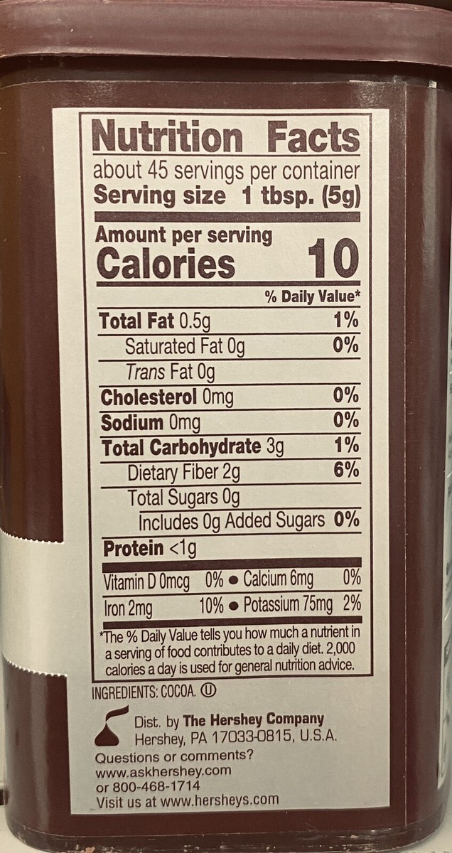 cocoaカズチー 100   3 Hershey's Cocoa, 100% Cacao, Natural Unsweetened, 23 oz | Costco