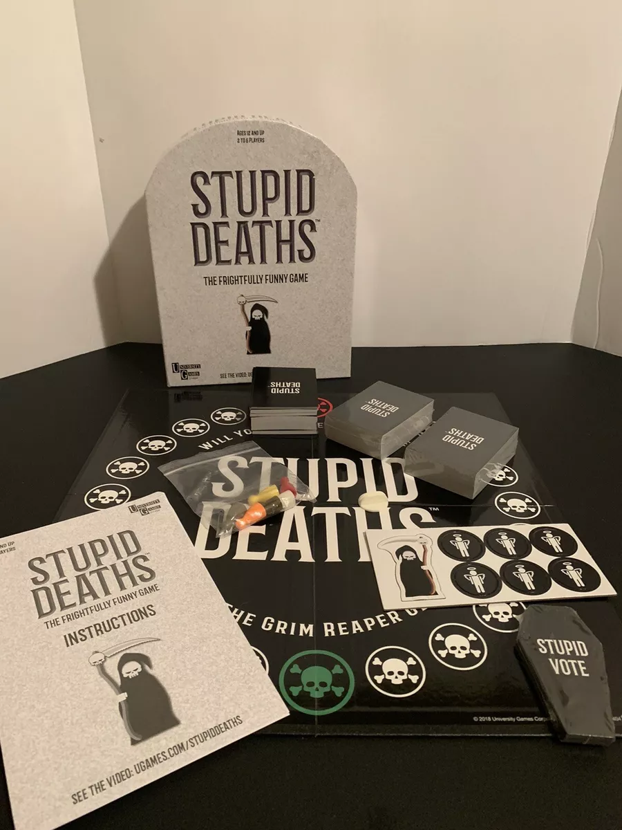 University Games Stupid Deaths The Party Game, for
