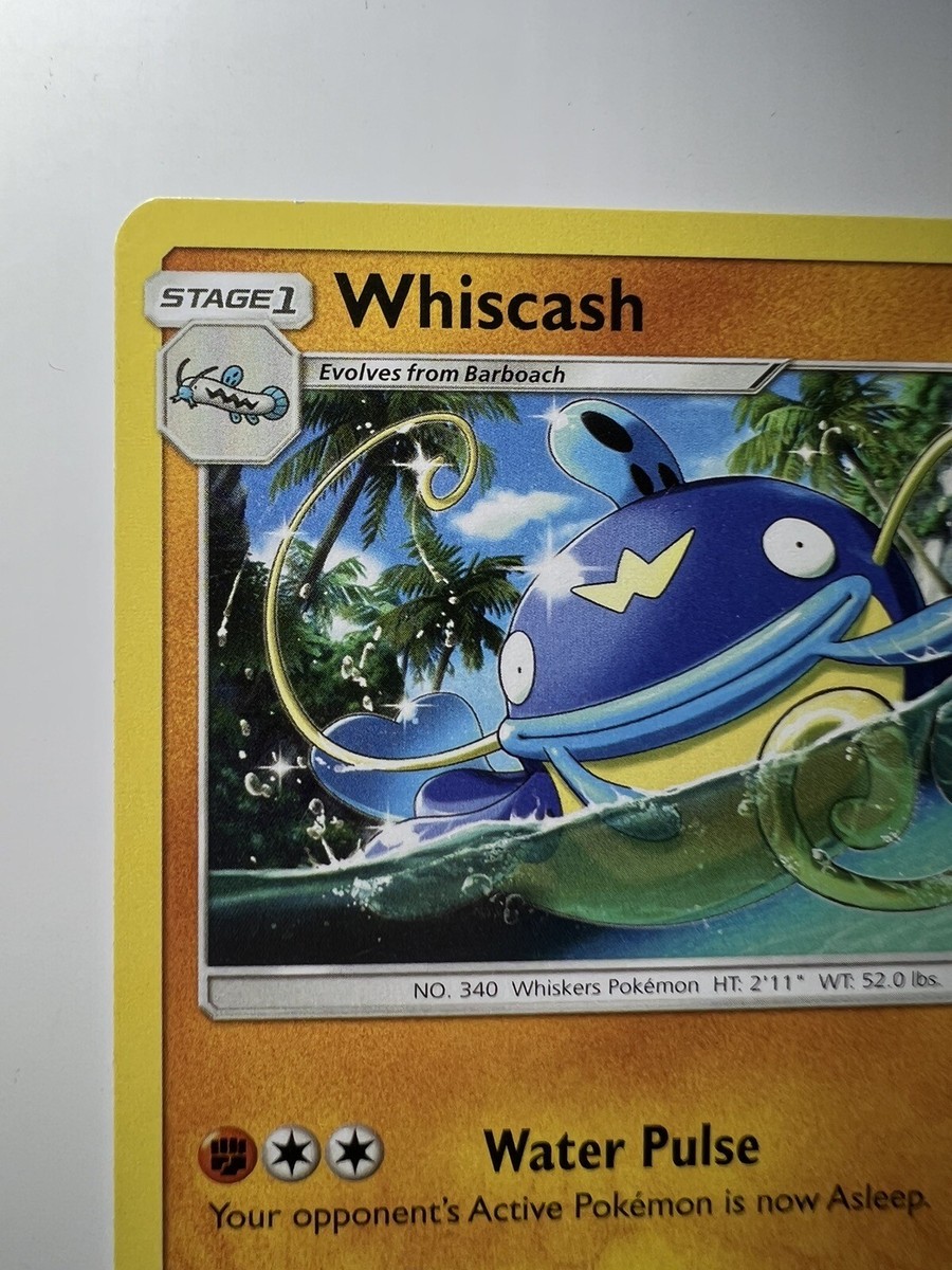 whiscash pokemon card Barboach & Advanced Action JAB Games13 Colorless Earthquake (60) Does 10 damage to each of your Benched Pokmon Whiscash 71/145 Rare SM -