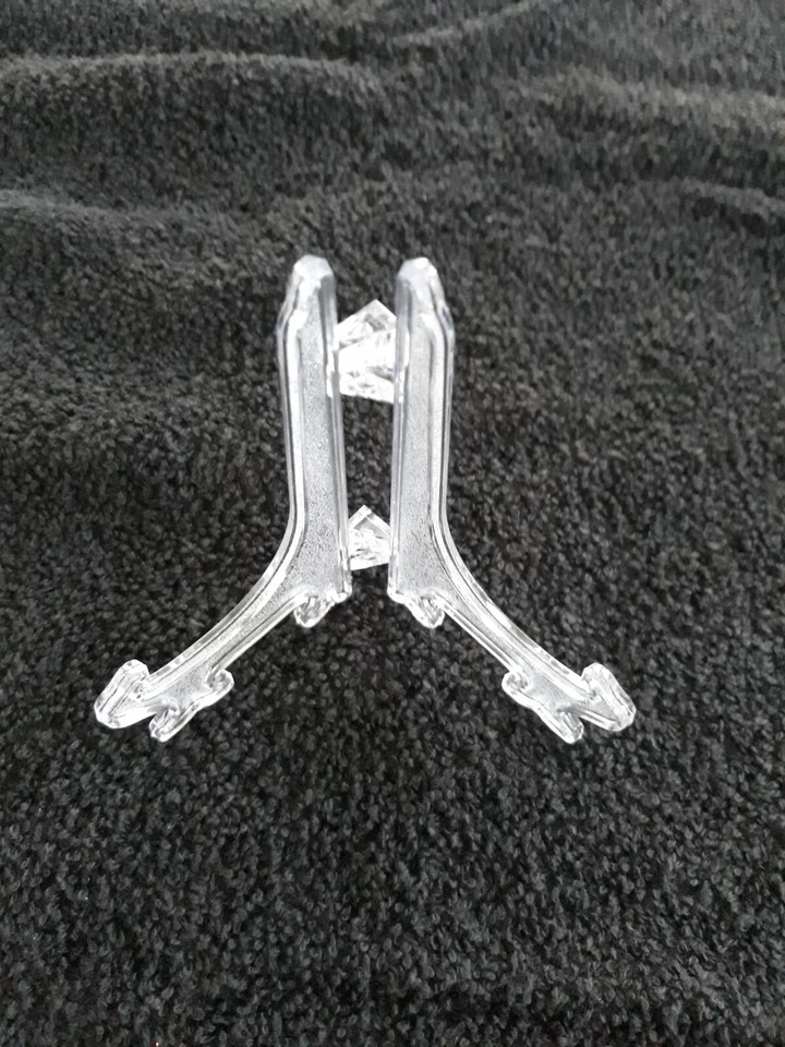 Painted tiles ceramic compact acrylic abstract signed original with 2